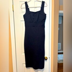 Form fitting midi dress